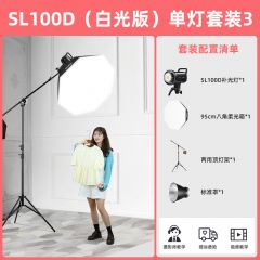 SL100D标配【白光版】+2.8米灯架+BW95cm